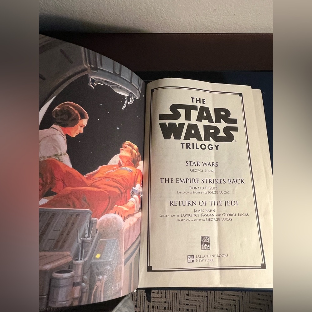 Star Wars Trilogy Hardcover Book 🛸🛸🛸🛸🛸🛸🛸🛸🛸🛸🛸🛸🛸🛸🛸🛸🛸🛸🛸🛸 - Picture 6 of 11